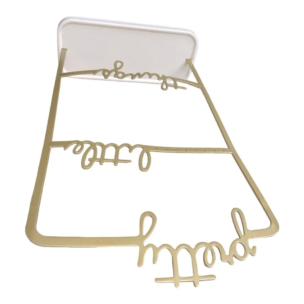 Jewelry Stand Metal Table Top Jewelry Organizer Pretty little things
